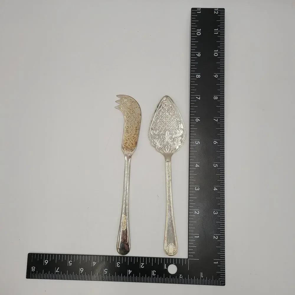 2-pc Set Appetizer Cheese Spreader Knife Serving Utensil 7